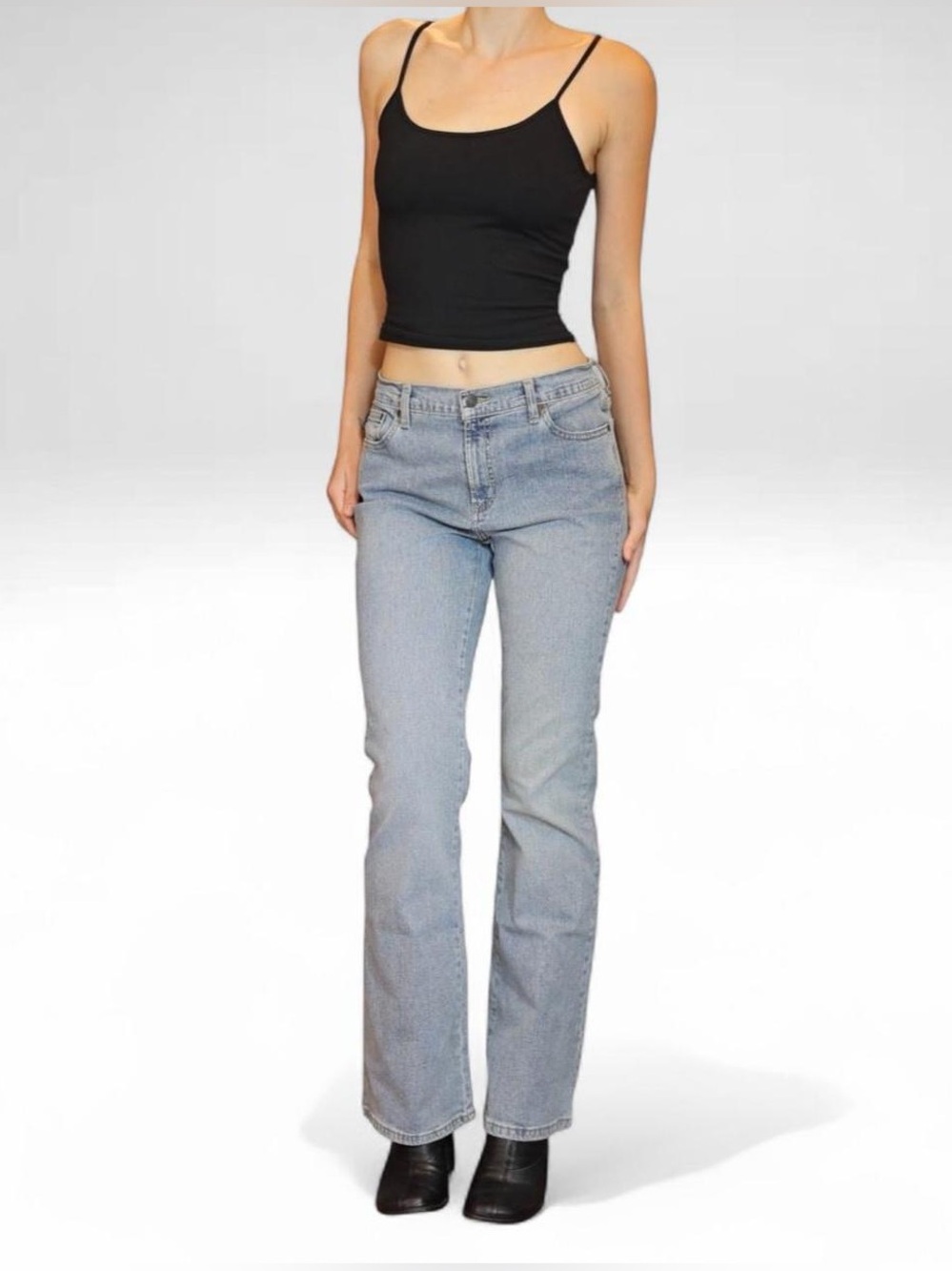 Z. Cavaricci Y2K Bootcut Stretch Jeans Light Wash Women’s Size 8 30x31